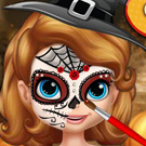 game Sofia Halloween Face Art