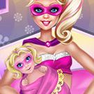 game Super Barbie baby birth