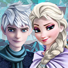 game Sweet kissing Elsa and Jack Frost