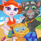 game Talking Angela Summer Vacation