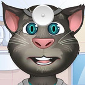 game Talking Tom Eye Doctor